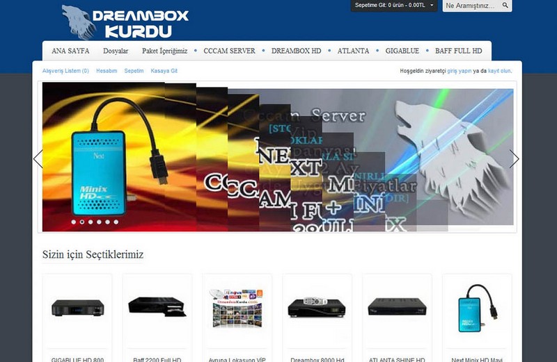 Dreambox - Web Sitesi
